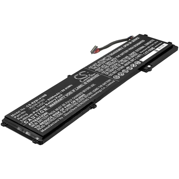 Razer Blade 14, Blade 14 (2013), Blade 14 (2015), Blade 14 2014, Blade 14 2015, BLADE 14 INCH(128GB), BLADE 14 INCH(2013) Series Replacement Battery 6300mAh / 69.93Wh - Image 2