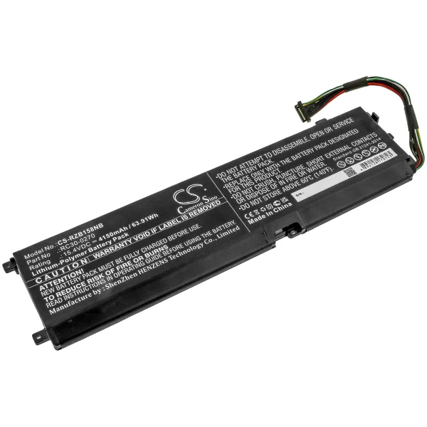 Razer Blade 15 Base, Blade 15 Base 2018 GTX 1660 Ti, Blade 15 Base Model, Blade 15 GTX 1660 Ti, Blade Base 2018 RZ09-02705E76- Series Replacement Battery 4150mAh / 63.91Wh - Image 4