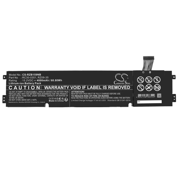 Razer Blade 15 Base, RZ09-0369x Series Replacement Battery 4000mAh / 60.80Wh