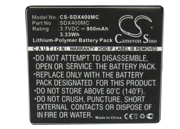 SkyCam Pro 8000i, Pro 9500i Series Replacement Battery 900mAh / 3.33Wh