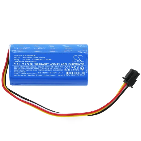 Samsung PowerBot-E, VR05R5050WK, VR5000RM   Series Replacement Battery 2600mAh / 37.44Wh