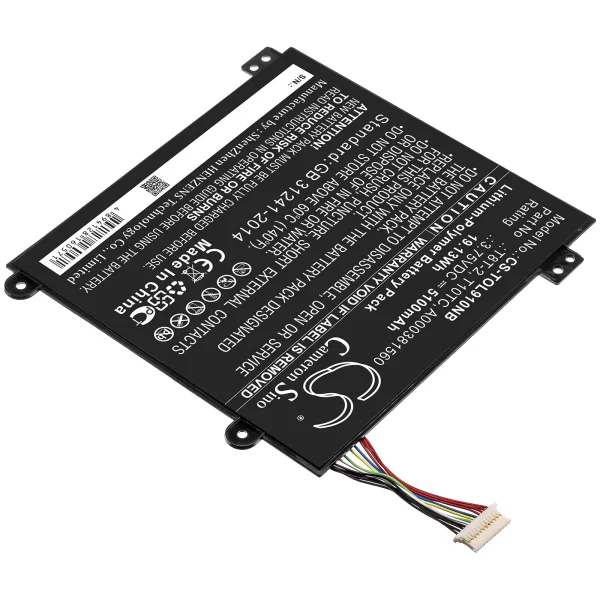 Toshiba Satellite Click Mini L9W-B, Satellite Mini L9W-B 8.9,  Mini L9W-B-100,  Mini L9W-B-102,  Mini L9W-B-103,  Mini L9W-B-107 Series Replacement Battery 5100mAh / 19.13Wh - Image 2