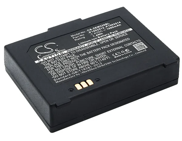 Zebra EM 220, EM 220 Mobile Printer, EM220, EM220II, W2A-0UB10010-00 Replacement Battery 1000mAh / 7.40Wh - Image 2