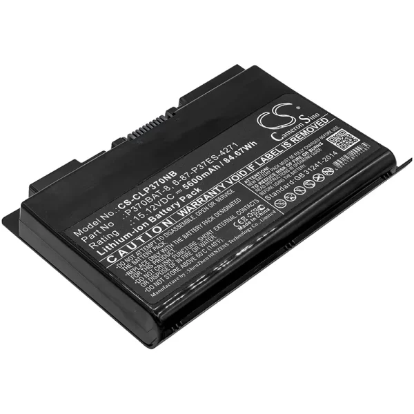 Terrans force X911, X911(i7-4810MQ/880MSLI), X911-1070-87SH1, X911-1080S-87X Series Replacement Battery 5600mAh / 84.67Wh - Image 3