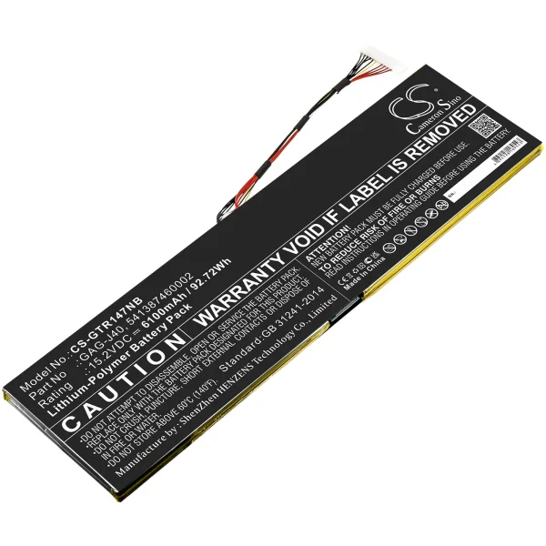 Gateway Aero 14 K7 Series Replacement Battery 6100mAh / 92.72Wh - Image 4