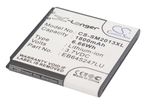 Samsung GT-B9388, SCH-W2013 Series Replacement Battery 1800mAh / 6.66Wh - Image 5