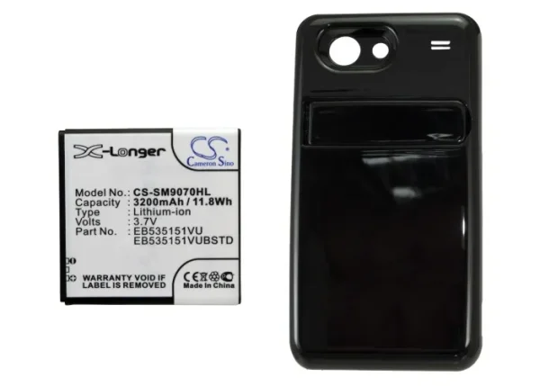 Samsung Galaxy S Advance, GT-i9070, GT-i9070P Series Replacement Battery 3200mAh/11.8Wh