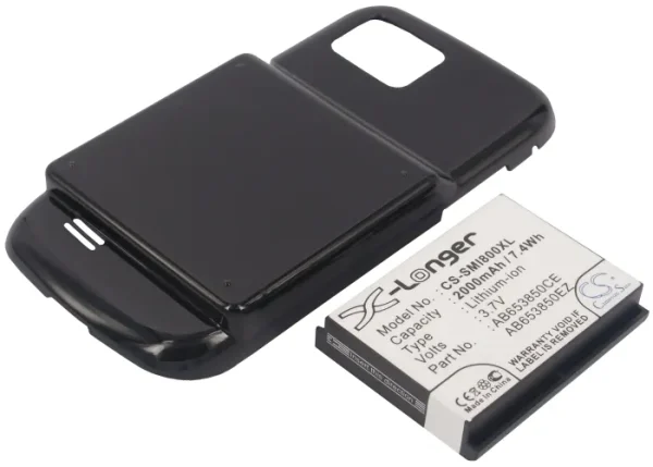 Samsung GT-I8000, GT-I8000H Series Replacement Battery 2000mAh/7.4Wh - Image 5