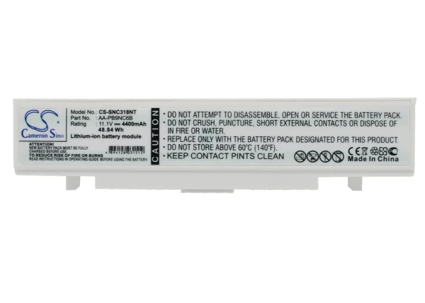 Samsung NP-540-JS03AU, NP-NP-R540, NP-P210, NP-P210-BA01 Series Replacement Battery 4400mAh / 48.84Wh