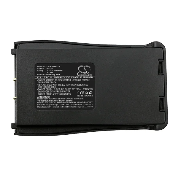 Retevis H777 Series Replacement Battery 900mAh / 3.33Wh