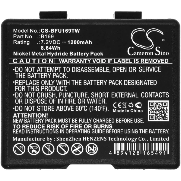 AEG Teleport K Series Replacement Battery 1200mAh / 8.64Wh