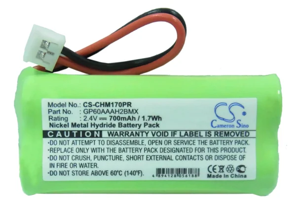 CrystalCall  HME5170A, HME5170A-LTK Series Replacement Battery 700mAh / 1.68Wh