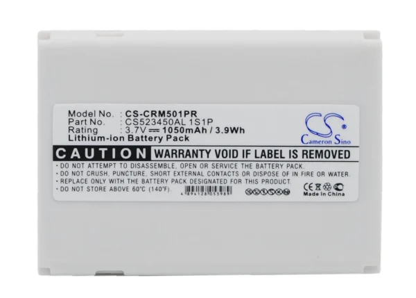 CriticalResponse  M1501, REH-1501 Series Replacement Battery 1050mAh / 3.89Wh