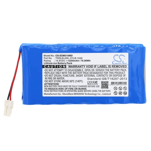 EDAN M3 Series Replacement Battery 5200mAh / 76.96Wh