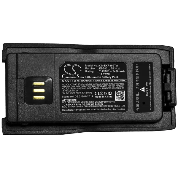 Excera EP8000, EP8100 Series Replacement Battery 2400mAh / 17.76Wh