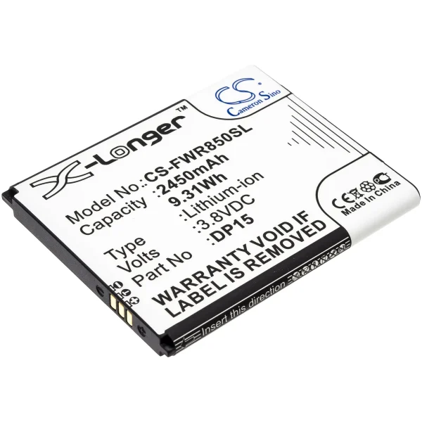 T-Mobile DP15, R717, T9 Series Replacement Battery 2450mAh / 9.31Wh - Image 2