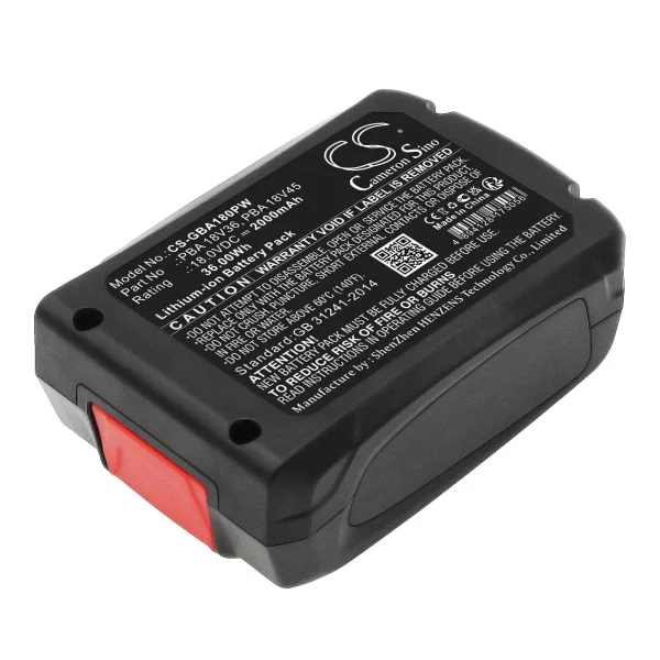 Gardena 14600-20, 14600-55, 14602-20, 14602-55, 14620-20 Series Replacement Battery 2000mAh / 36.00Wh - Image 3