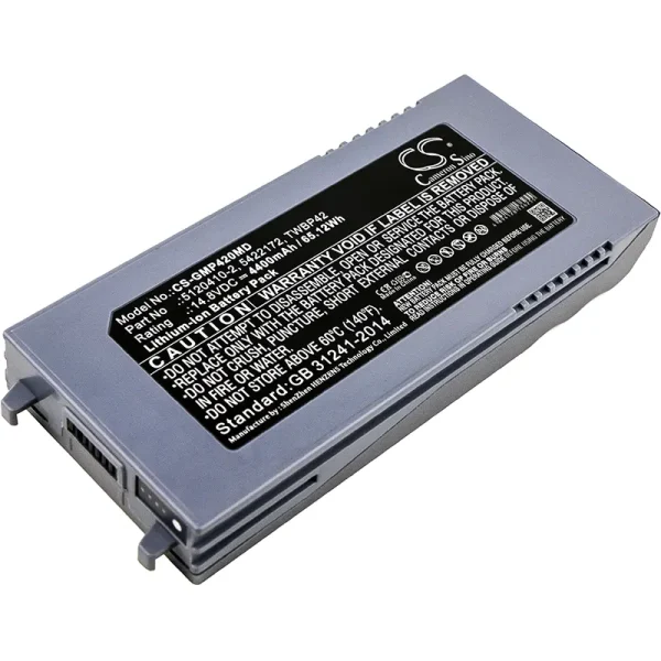 GE Echographe Logic-E, Echographe Logiq I, Echographe Vivid E, Logiq E Series Replacement Battery 4400mAh / 65.12Wh - Image 2