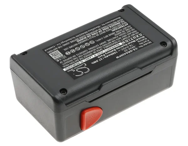 Gardena648844, 8844-20, EasyCut 42, Heckenschere EasyCut 42 Accu, SmallCut 300 Series Replacement Battery 1500mAh / 27.00Wh - Image 3