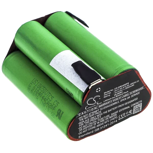 Gardena 02417-20, Accucut 400Li, Accucut 450Li Series Replacement Battery 2600mAh / 46.80Wh - Image 2