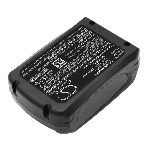 Gloria FM30, FM50, MultiBrush, MultiBrush Li-On, MultiJet 18V Series Replacement Battery 2000mAh / 36.00Wh - Image 3