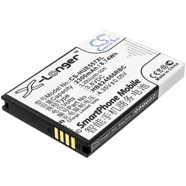 Huawei 501HW, 502HW, 504HW, 505HW, E5577 ebs-937 Series Replacement Battery 2300mAh / 8.74Wh - Image 2