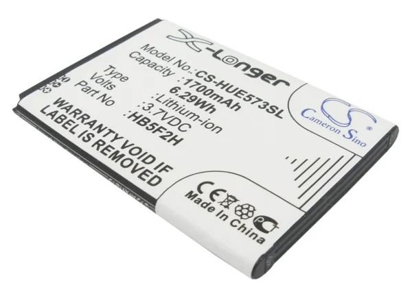 Huawei E5330, E5330Bs-2, E5336, E5336Bs-2, E5372 Series Replacement Battery 1700mAh / 6.29Wh - Image 2