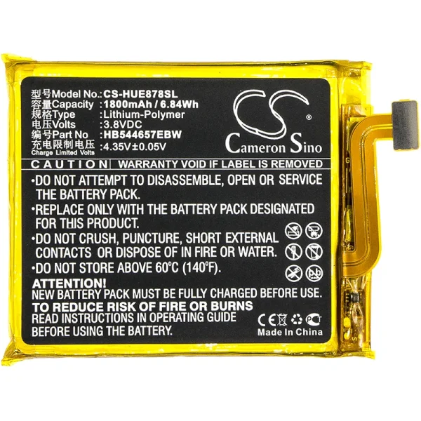 Huawei E5878 Series Replacement Battery 1800mAh / 6.84Wh