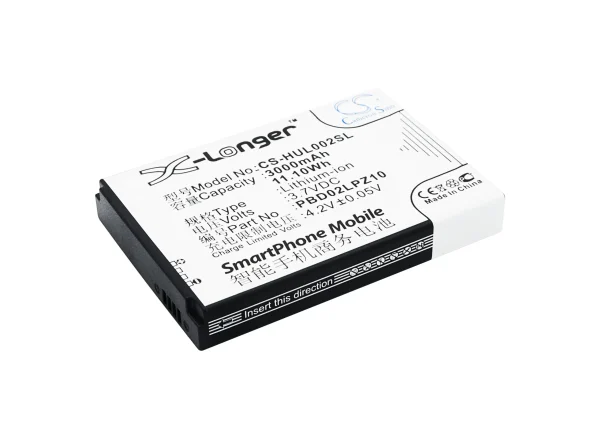 Huawei Emobile GL02P Series Replacement Battery 3000mAh / 11.10Wh - Image 2