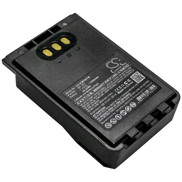 Icom IC-705, ID-31E, ID-51E, ID-52E, IP-100H Series Replacement Battery 3300mAh / 24.42Wh - Image 4