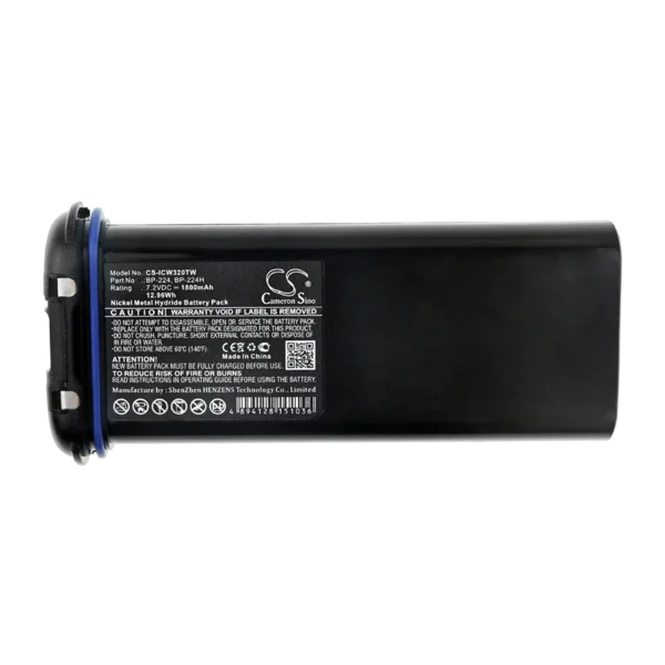 Icom IC-IC-M2A, IC-IC-M31, IC-M21, IC-M32, Series Replacement Battery 1800mAh / 12.96Wh