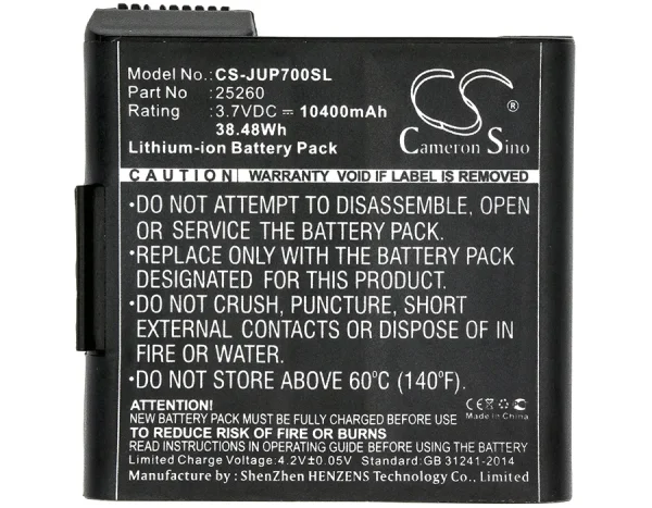 Sokkia SHC5000 Series Replacement Battery 10400mAh / 38.48Wh