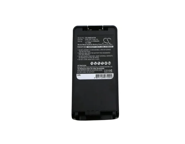 KENWOOD FTH1010, NX-220, NX-320, TK-2140, TK-2160 Series Replacement Battery 2100mAh/15.12Wh