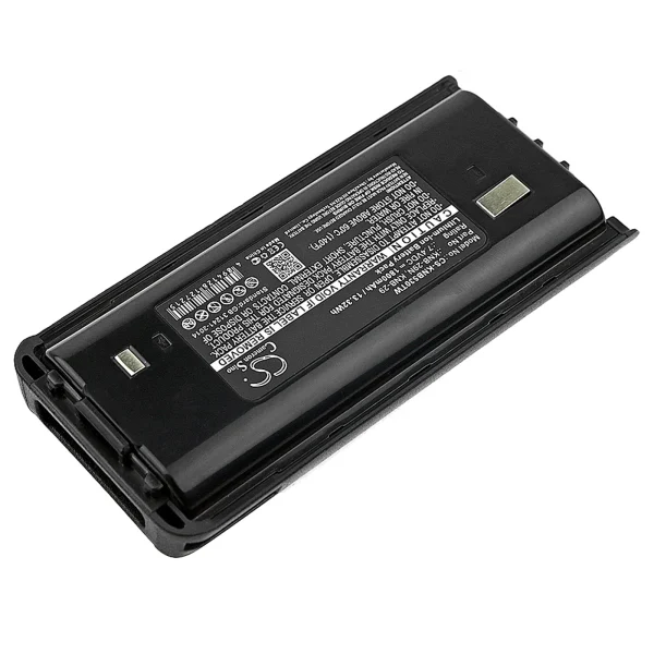 Kenwood NX-240, NX-240V, NX-340, NX-340U ProTalk, ProTalk TK-2200V2P Series Replacement Battery 1800mAh / 13.32Wh - Image 3