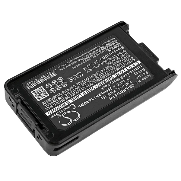 KENWOOD NX-220, NX-320, NX3200, NX3220, NX-3220 Series Replacement Battery 2000mAh / 14.80Wh - Image 4