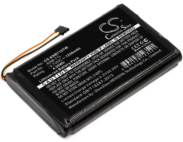 KENWOOD PKT-03K, PKT-23, PKT-23K, ProTalk LT, Series Replacement Battery 1230mAh / 4.55Wh - Image 2