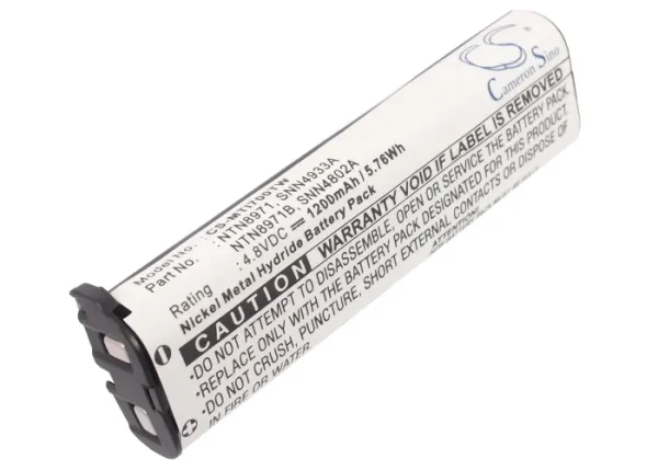 Motorola53871, CP100, Handie Pro XTN, iDEN i500, KEBT082 Series Replacement Battery 1200mAh / 5.76Wh