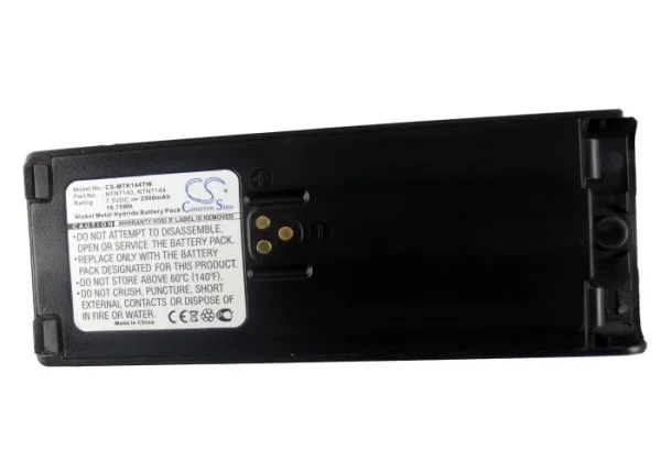 Motorola GP1200, GP2010, GP2013, GP900, HAT100 Series Replacement Battery 2500mAh / 18.75Wh