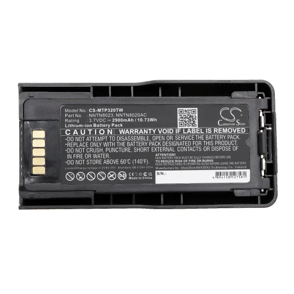 Motorola MTP3100, MTP3200, MTP3250, MTP600, MTP6000 Series Replacement Battery 2900mAh / 10.73Wh