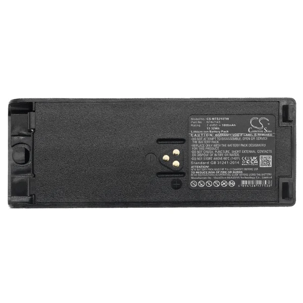 Motorola GP1200, GP2010, GP2013, GP900, HAT100 Series Replacement Battery 1800mAh / 13.32Wh