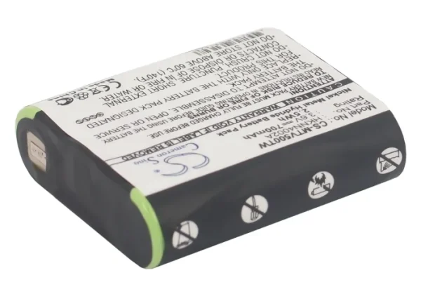 Motorola EM1000, EM1000R, EM1020R, FV300, FV500 Series Replacement Battery 700mAh / 2.52Wh - Image 6