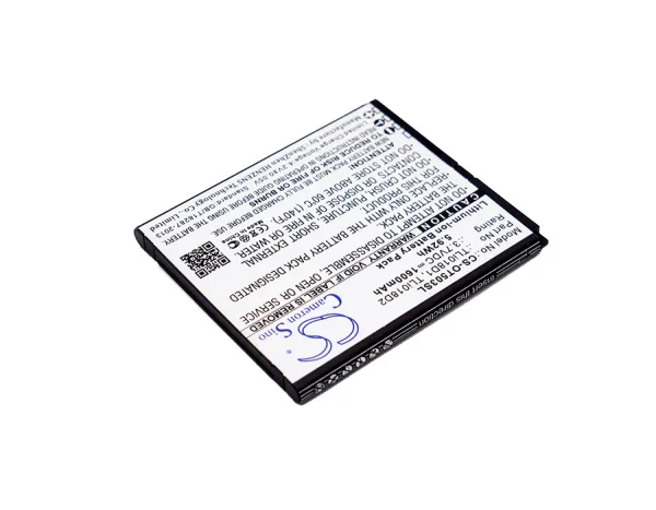 Alcatel One Touch Link Y858, One Touch Link Y858V, One Touch Link Y859, One Touch Pop 3 (5), One Touch Pop 3 (5) 4G Series Replacement Battery 1600mAh / 5.92Wh - Image 3