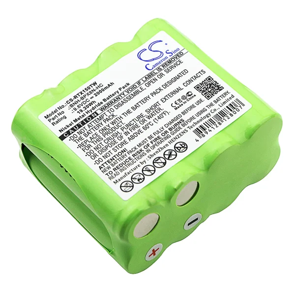 Ritron Patriot RTX150, Patriot RTX450, RTX150, RTX450 Series Replacement Battery 2000mAh / 19.20Wh - Image 3