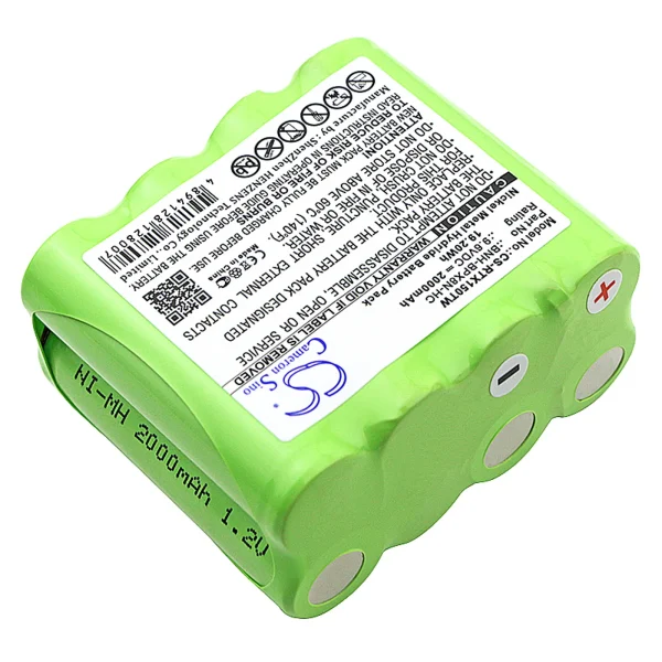 Ritron Patriot RTX150, Patriot RTX450, RTX150, RTX450 Series Replacement Battery 2000mAh / 19.20Wh - Image 2