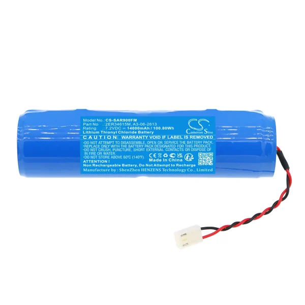 Radio Beacon CRT100, ESR06, Fly through FT-501, FT501, JQX-30A, NBB-441, PLB-350, SAR-9, Spaceon ESR06 Series Replacement Battery 14000mAh / 100.80Wh