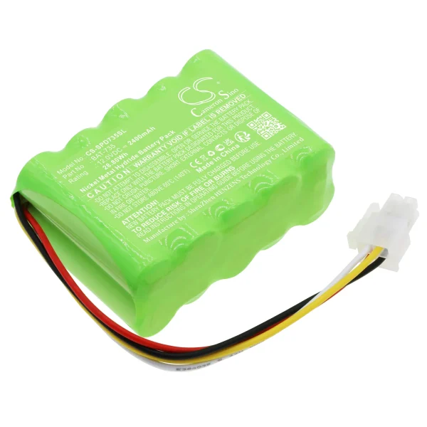 Shimpo DT-735 Stroboscope Series Replacement Battery 2400mAh / 28.80Wh - Image 3