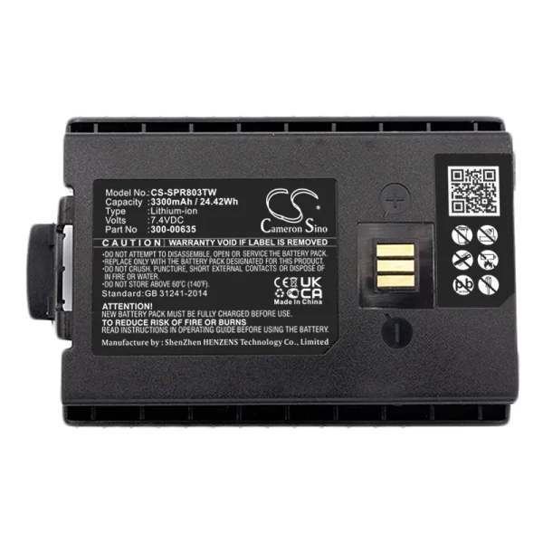 Sepura SC20, SC2020, SC2024, SC21, STP8000 Series Replacement Battery 3300mAh / 24.42Wh