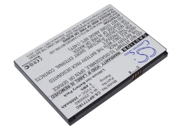 AT&T Unite, UNITE-344B Series Replacement Battery 2000mAh / 7.40Wh - Image 2