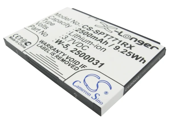 Sprint AirCard 770S, AirCard 771S Series Replacement Battery 2500mAh / 9.25Wh - Image 5