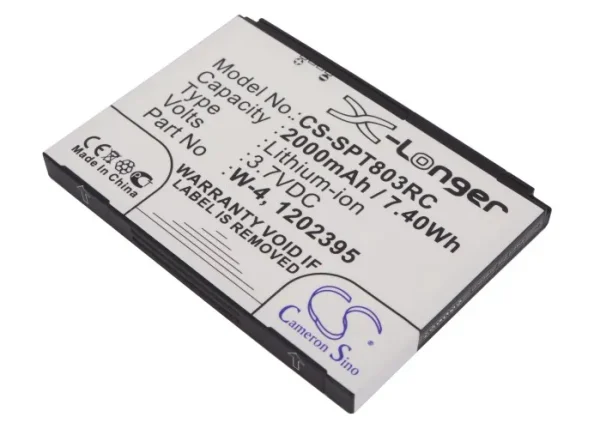 Sprint 803S 4G LTE, Aircard 803S, SWAC803SMH Series Replacement Battery 2000mAh / 7.40Wh - Image 4